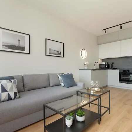 アパート Modern With Parking & Gym By Renters グダニスク